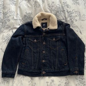 Gap fleece-lined jean jacket